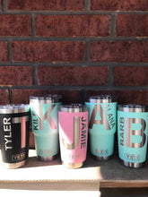 Load image into Gallery viewer, Pre-Coated YETI with laser engraved monogram or image