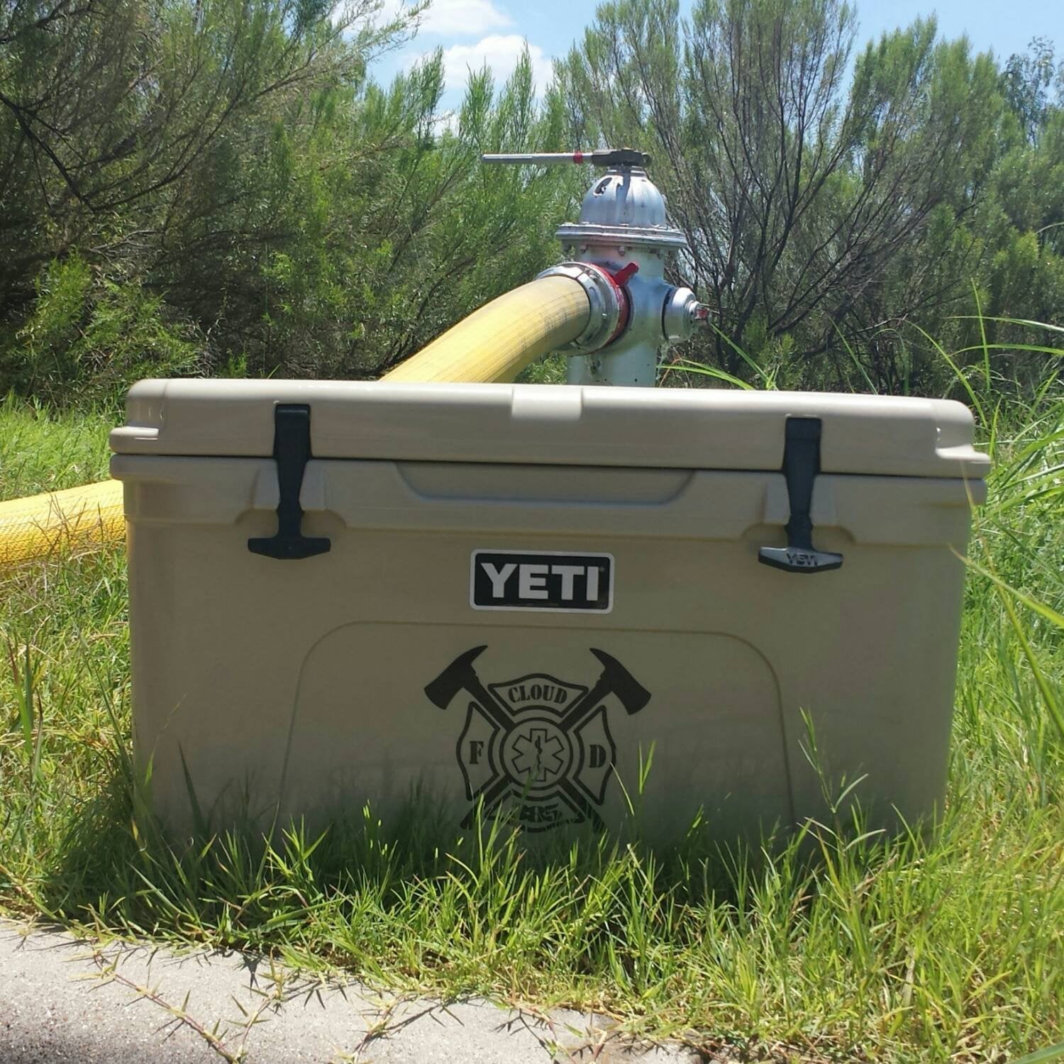 YETI Cooler personalized decals. – Cavella Design